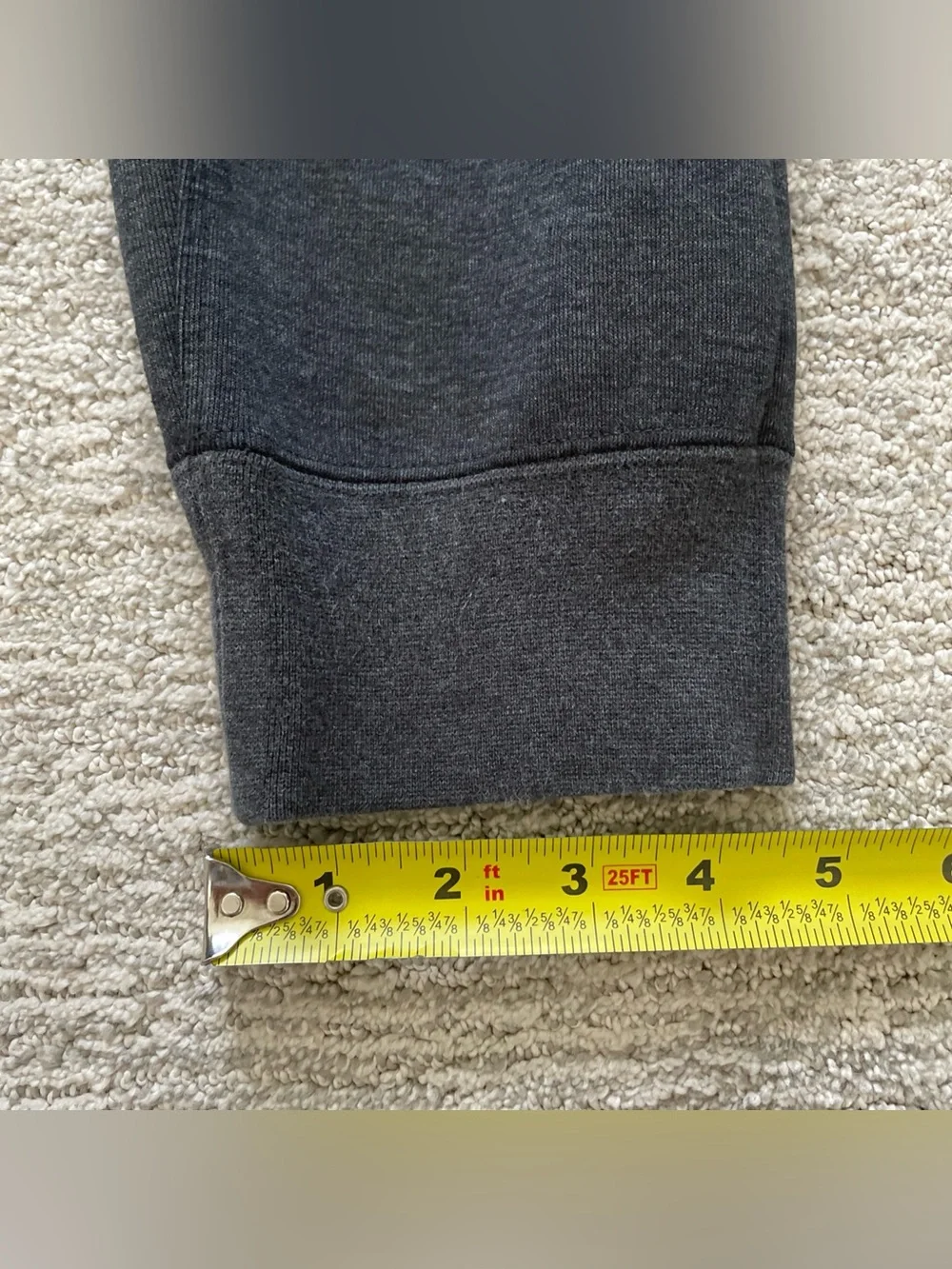 Air Jordan AJ Fleece Joggers Sweatpants Gray Men’s Medium Athleisure Pockets